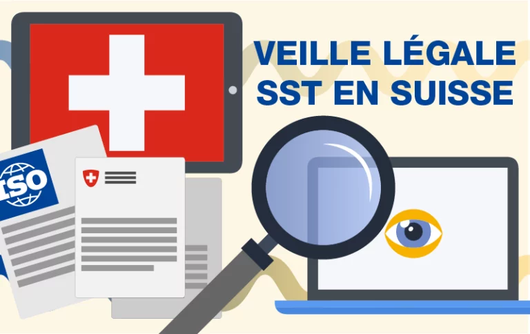 Illustration sur la veille légale suisse par emmanuelle rinen
