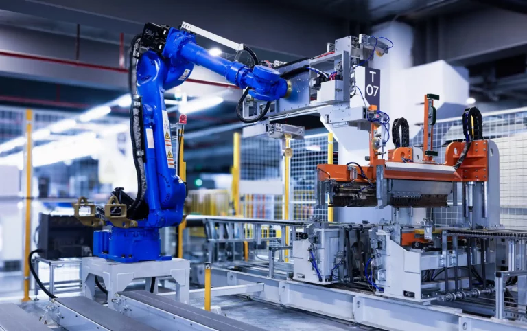 Bras robotique illustrant le règlement machine 2023/1230