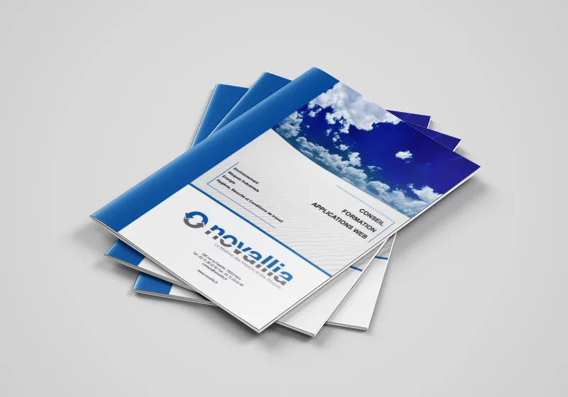 Novallia is 20 years old - old visual identity